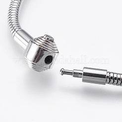 Anlaufgeschützte Armbandherstellung aus 304 Edelstahl im europäischen Stil&nbsp;STAS-I097-002B-P