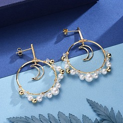 Boucles d'oreilles dormeuses&nbsp;EJEW-JE04065-02