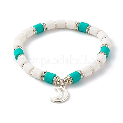 Ensembles de bracelets extensibles en perles d'argile polymère faites à la main&nbsp;BJEW-JB06435