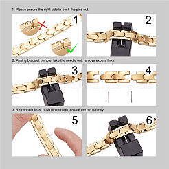 Braccialetti per cinturini per orologi in acciaio inossidabile&nbsp;JB652A