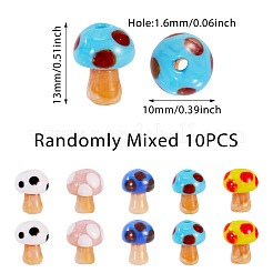10pcs perles de lampe au chalumeau faites à la main&nbsp;LAMP-TA0001-95A