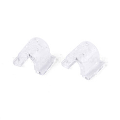 Transparent wie Kunststoffbasis Schnalle Haar Zubehör&nbsp;FIND-T064-004A-01