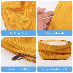 5 Stück Kosmetiktasche aus Cord in 5 Farben&nbsp;MRMJ-GL0001-22