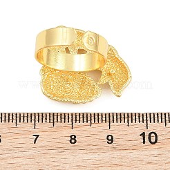 Anelli aperti con polsino in ottone color oceano&nbsp;KK-CBA5A76-04G-05