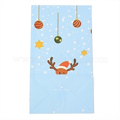 Sacs en papier kraft à thème de noël&nbsp;CARB-H030-B06
