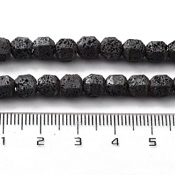 Fili di perle di roccia lavica naturale&nbsp;G-H303-C29