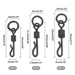 90 connettore per cuscinetto a rotolamento da pesca in ottone di tipo 3&nbsp;FIND-FH0003-29