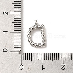 Anlaufgeschützte Anhänger aus 304 Edelstahl&nbsp;LS-STAS-L022-232A-P