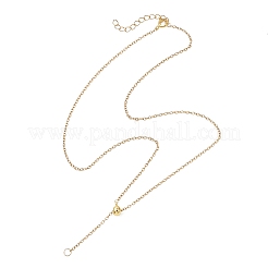 Verstellbare Lariat-Halskette aus 2 mm Edelstahl 304 (Kabelkette)&nbsp;NJEW-JN05859