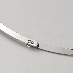 Fabricación de gargantillas de aleación de zinc&nbsp;LS-NJEW-WH0002-250A-P