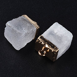 Pendentifs de cristal de quartz naturel&nbsp;G-Q998-035G