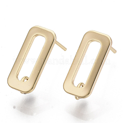 Messing Ohrstecker Zubehör&nbsp;KK-T056-10G-NF