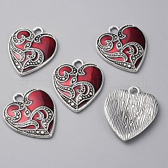 Emaille Anhänger Legierung&nbsp;ENAM-WH0057-48