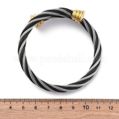 Bracelets joncs torques en acier inoxydable 304 pour femmes&nbsp;BJEW-P310-18MC