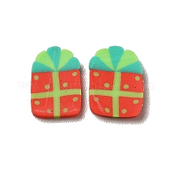 Perles en pâte polymère faites à la main sur le thème de Noël&nbsp;CLAY-P002-02D