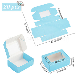 Versandkarton aus Papppapier&nbsp;CON-WH0084-62A