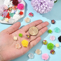 50 Stück 5 Arten Harz Cabochons&nbsp;CRES-YW0002-40