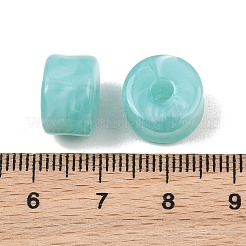Perles en acrylique opaque bicolores imitant les pierres précieuses&nbsp;AC-CBA3EFE-02B