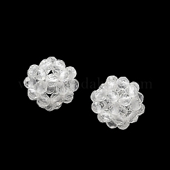 Perles tissées en cristal de quartz naturel et cristal de roche&nbsp;GG-CBA2E9C-F32-02