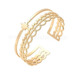 304 Edelstahl-Armreife für Damen&nbsp;LS-BJEW-U032-04G