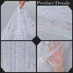 1 m Pailletten-Polyester-Organza-Stoffe&nbsp;DIY-CY0001-84E