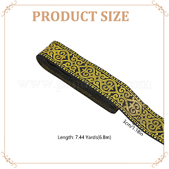 Vintage-Jacquard-Polyesterband&nbsp;OCOR-WH0109-342A