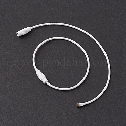 Llaveros con cable de acero inoxidable 201 pintado con aerosol&nbsp;BJEW-YW0001-10B