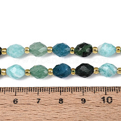 Colliers de perles en rubis naturel&nbsp;G-N358-04A-06