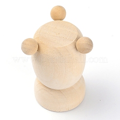 Kerzenhalter aus Naturholz&nbsp;DJEW-WH0033-31B