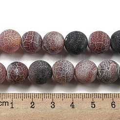 Natürliche verwitterte Achatperlenstränge&nbsp;G-P538-A01