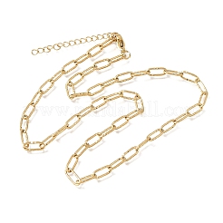 Collane a catena testurizzata a graffetta in acciaio inossidabile 304 da 4 mm per uomo e donna&nbsp;SA-CBAB767-12G