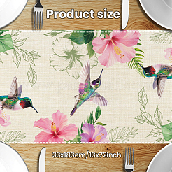 Tischdecke aus Polyester&nbsp;HOUS-WH0002-002