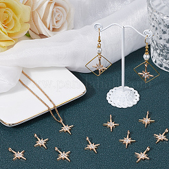 30 stücke legierung strass anhänger&nbsp;FIND-SC0011-04