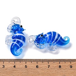 Colgantes artesanales de lampwork&nbsp;LAMP-S068-08H