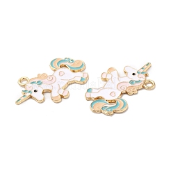 Colgantes de esmalte de aleación&nbsp;ENAM-D046-24G-03
