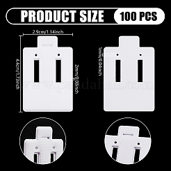 Espositore per orecchini in PVC per espositore per gioielli&nbsp;EDIS-WH0011-06F