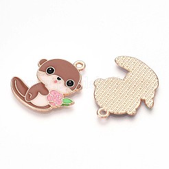 Pendentifs d'émail en alliage&nbsp;ENAM-T022-02E-02