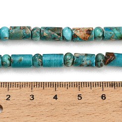 Brins de perles de jaspe impérial synthétique teint&nbsp;GG-CBAA20A-02A