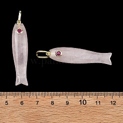 Pendentifs sculptés en pierres précieuses naturelles et synthétiques mélangées&nbsp;GG-CBA8D06-01G