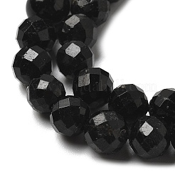 Naturali nera perle di tormalina fili&nbsp;LS-G-G927-46