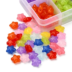 240pcs 10 Farben transparente Acrylperlen&nbsp;MACR-YW0001-89