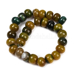 Chapelets de perle en agate naturelle teinte&nbsp;G-U030-A01-04