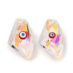 Perles en verre transparentes&nbsp;GLAA-F121-12