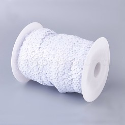 Plastikpaillette elastische Perlen&nbsp;PVC-WH0003-A02