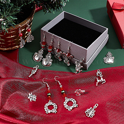 DIY-Sets zur Herstellung von Weihnachts-Ohrhängern&nbsp;DIY-SC0019-35
