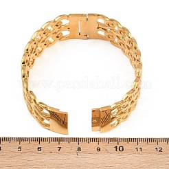 Bracciali in acciaio inossidabile 304 per donna&nbsp;BJEW-Z155-04G