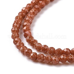 Chapelets de perles en goldstone synthétique&nbsp;G-E591-06A