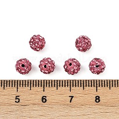Polymer Ton Strass Perlen&nbsp;RB-H284-6MM-Half-209