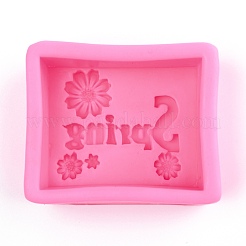 Stampi in silicone word spring&nbsp;DIY-R078-21