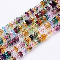 Facettierte Glas-Rondellperlen&nbsp;X-GF3x6mm-5